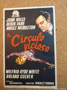 Cinema: FOLLETO DE MANO DE LA PELICULA EL CIRCULO VICIOSO